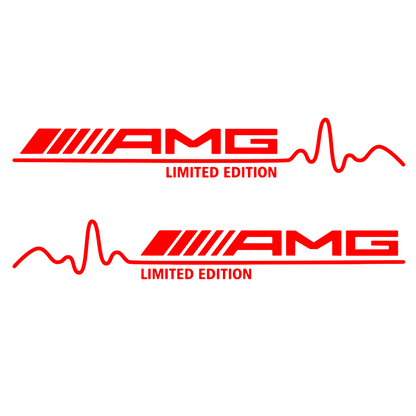 Set 2 stickere decorative, rezistente, AMG limited edition, stanga si dreapta
