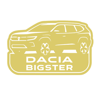 Sticker auto moto decorativ, tuning, rezistent la apa si UV, Dacia Bigster