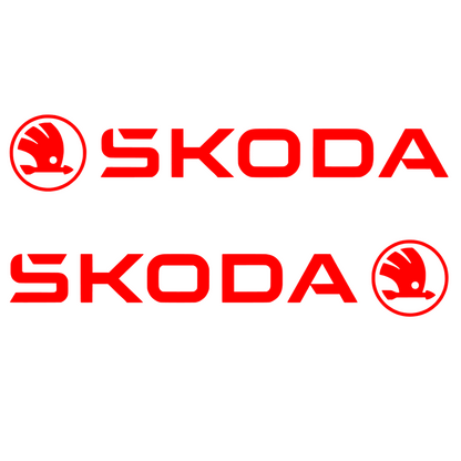 Set 2 stickere auto tuning, Skoda