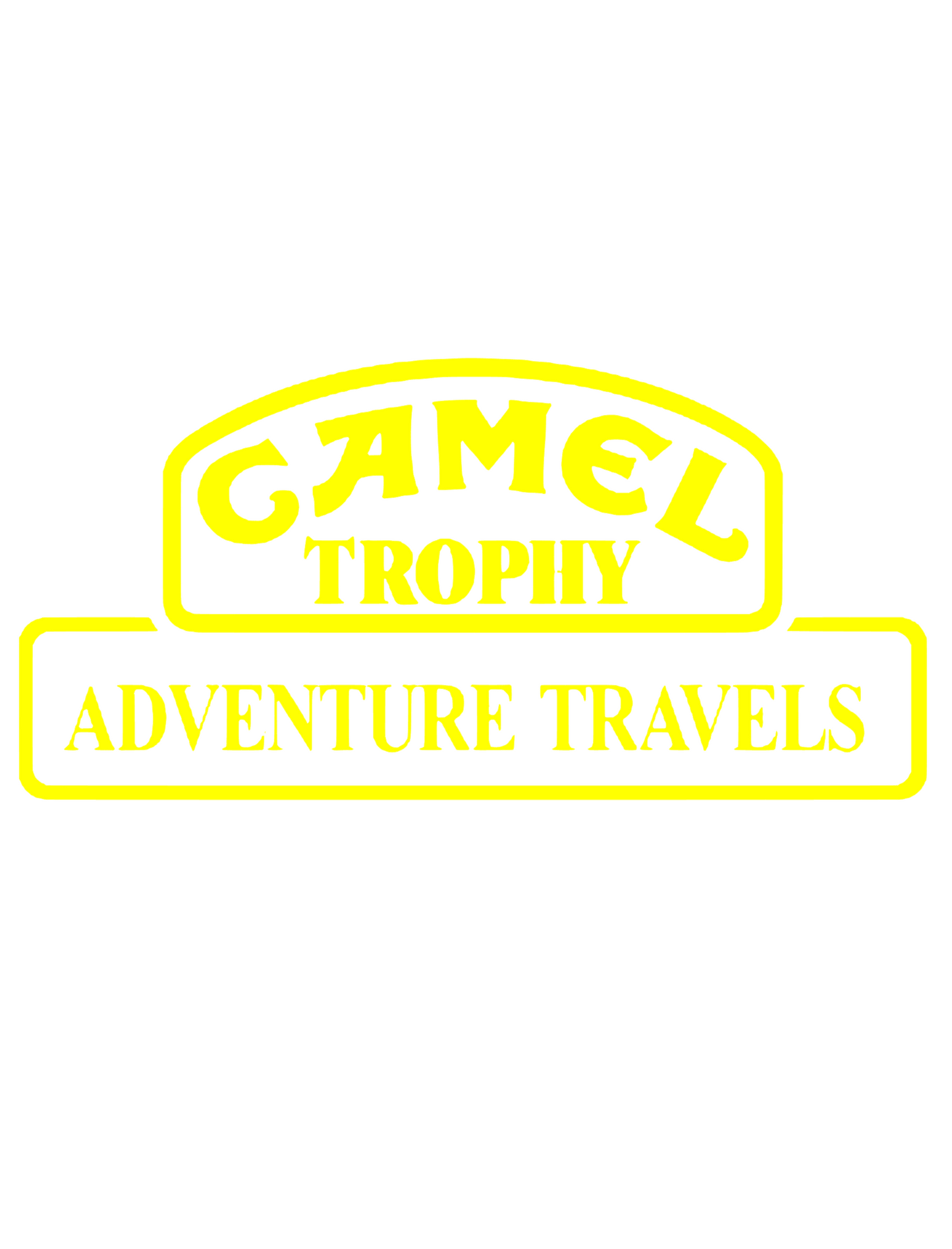 Sticker auto decorativ, Camel Trophy Adventure Travels
