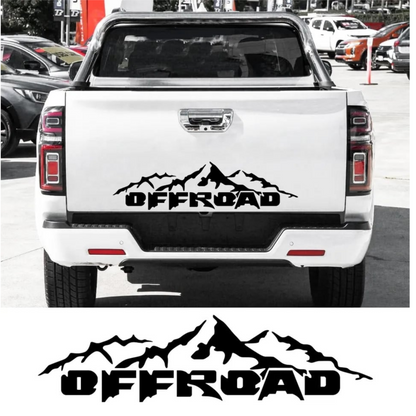 Set 3 stickere auto, Pick-up Toyota Hilux, Mitsubishi L200, Nissan Navara, Vw Amarok, Ford Ranger