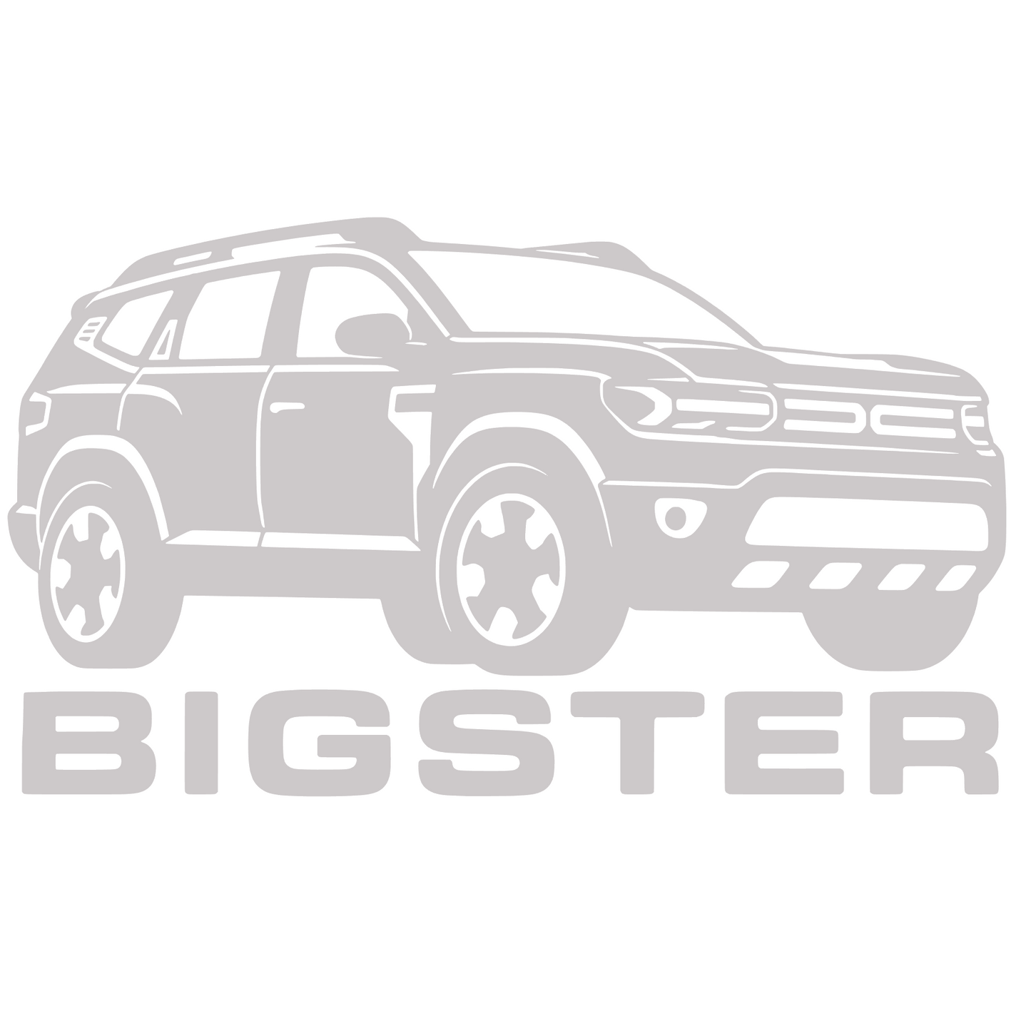 Sticker Silueta Bigster