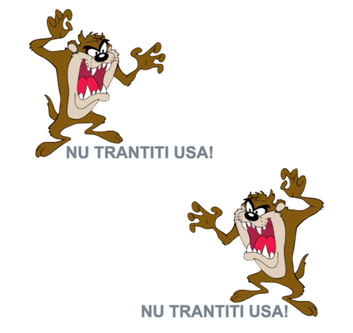 Sticker Taxi/Uber/Bolt, Nu trantiti usa TAZZ