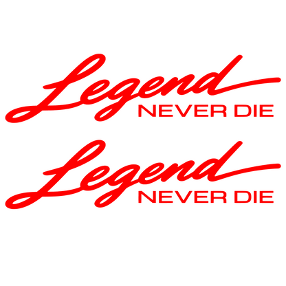 Set 2 stickere decorative, rezistente, Legend never die
