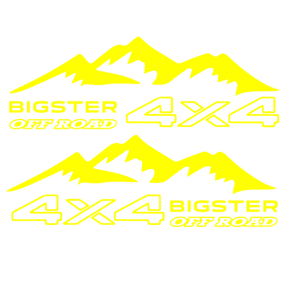 Set 2 Stickere auto Off Road, BIGSTER 4x4
