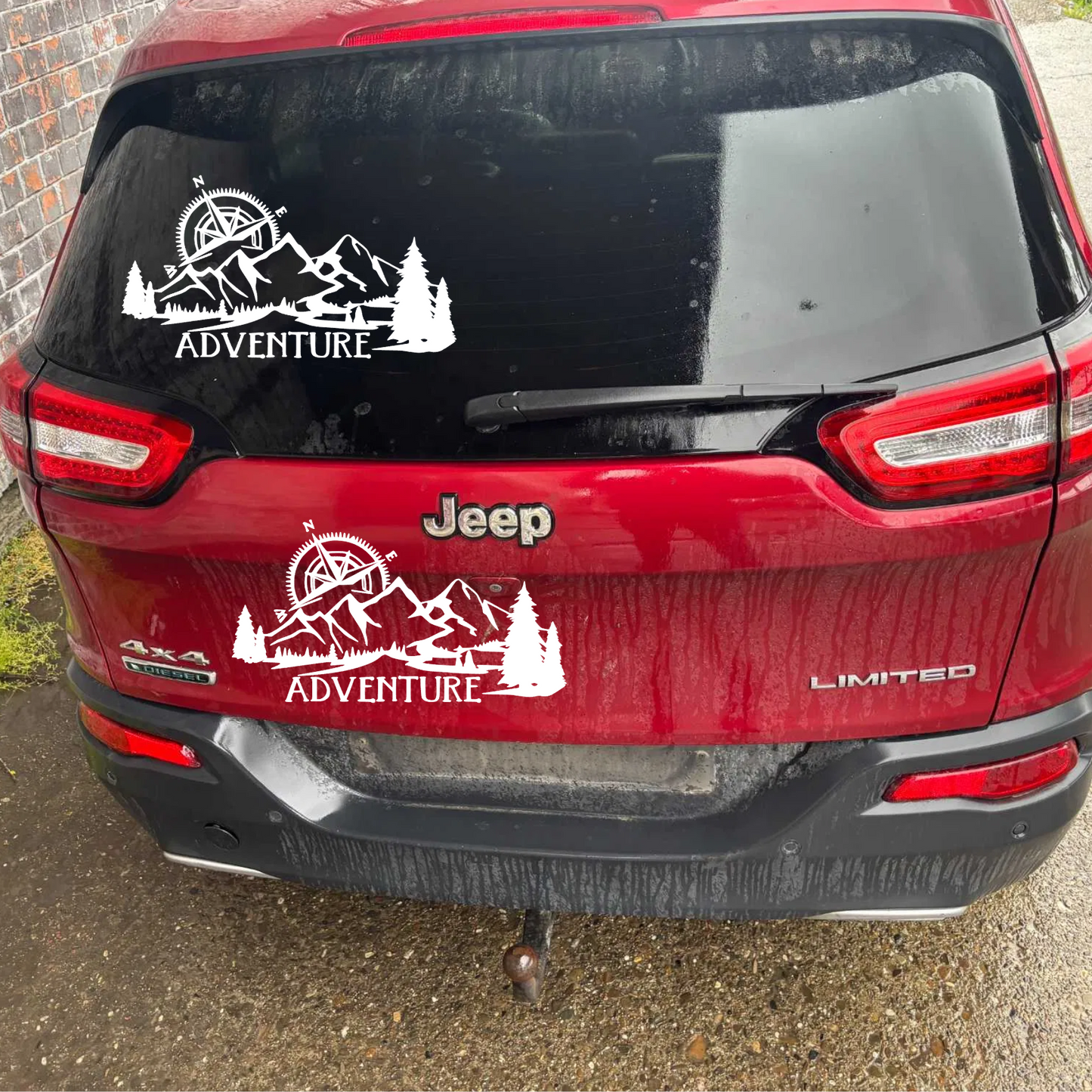 Sticker auto autocolant peisaj Adventure, rezistent