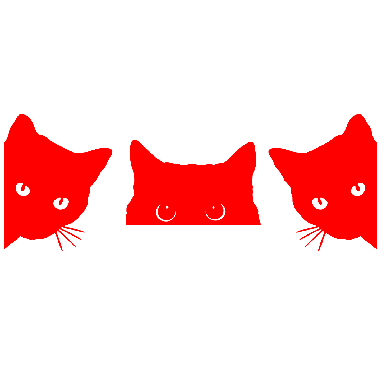 Set 3 stickere decorative, pisici dragute