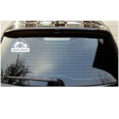 Sticker auto rezistent, biker inside