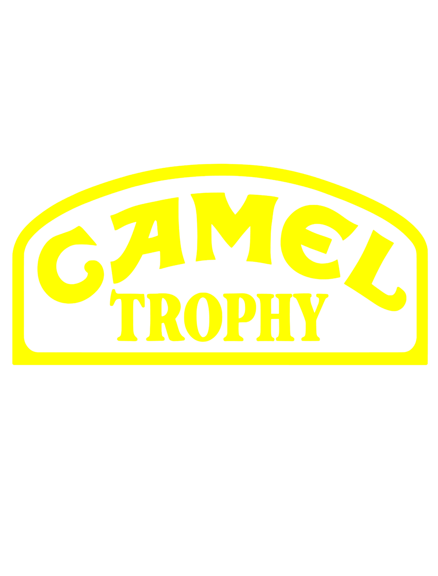 Sticker auto decorativ, Camel Trophy