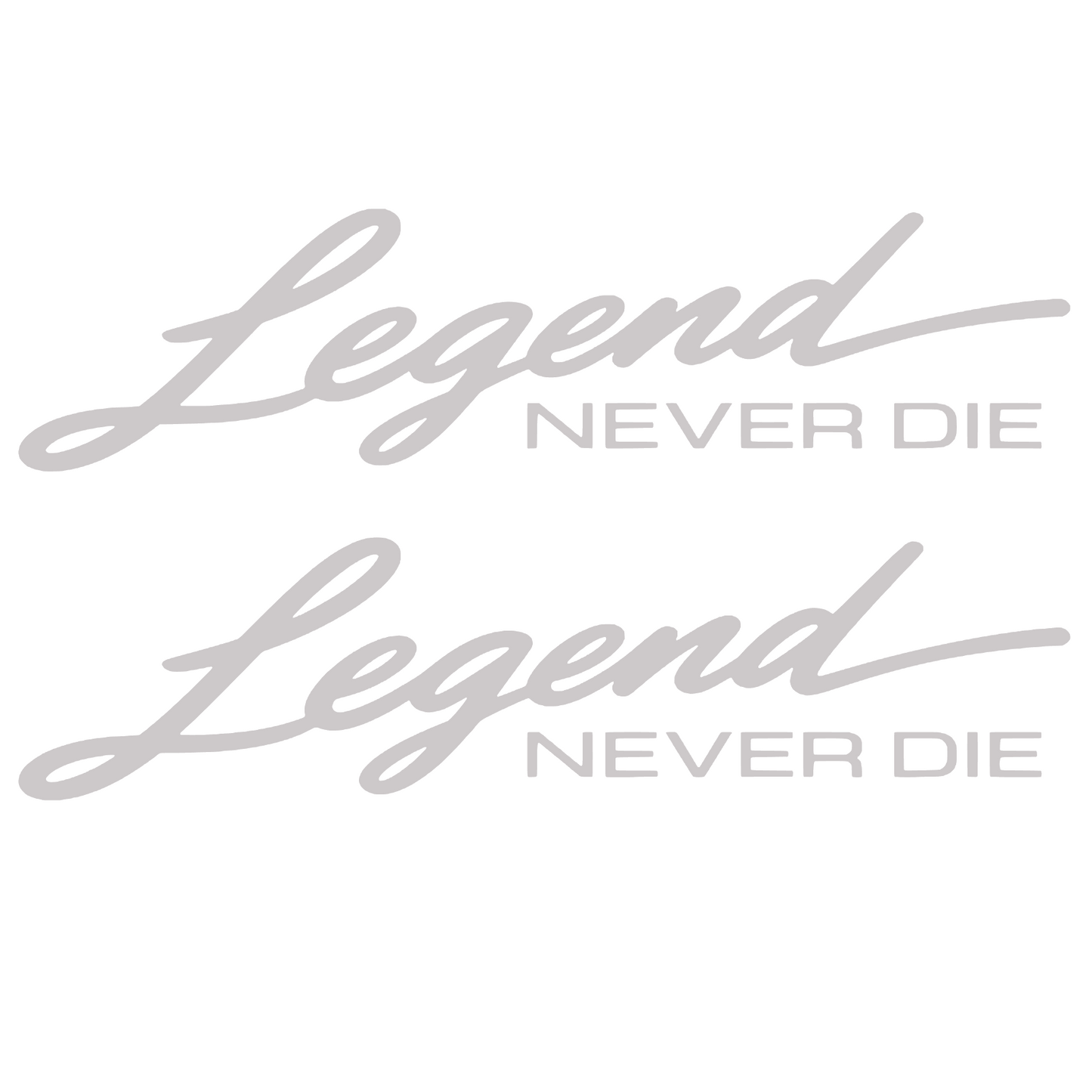 Set 2 stickere decorative, rezistente, Legend never die