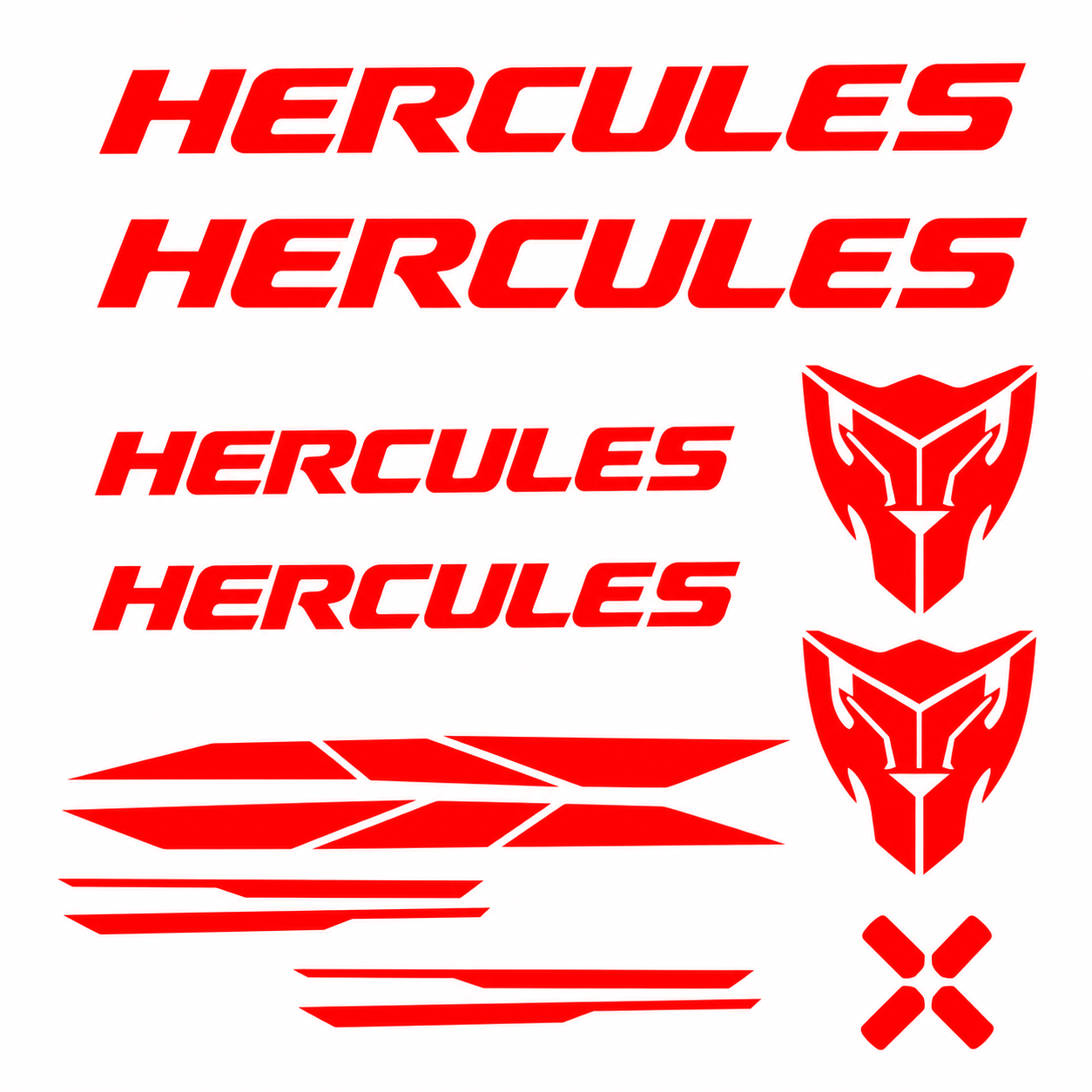 Set Stickere Bicicletă Hercules – 11 Piese