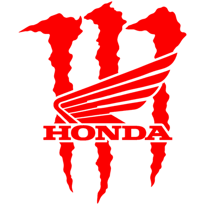 Sticker Honda Monster – Logo Honda cu Gheare