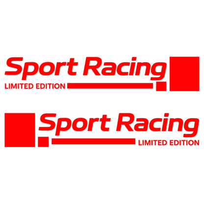 Sticker auto Sport Racing Limited Edition – set pentru ambele părți