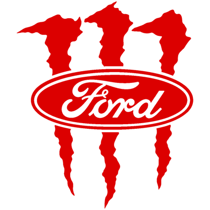 Sticker Ford Monster – Logo Ford cu Gheare