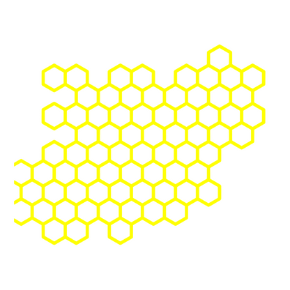 Sticker auto moto decorativ,, rezistent la apa, model hexagon