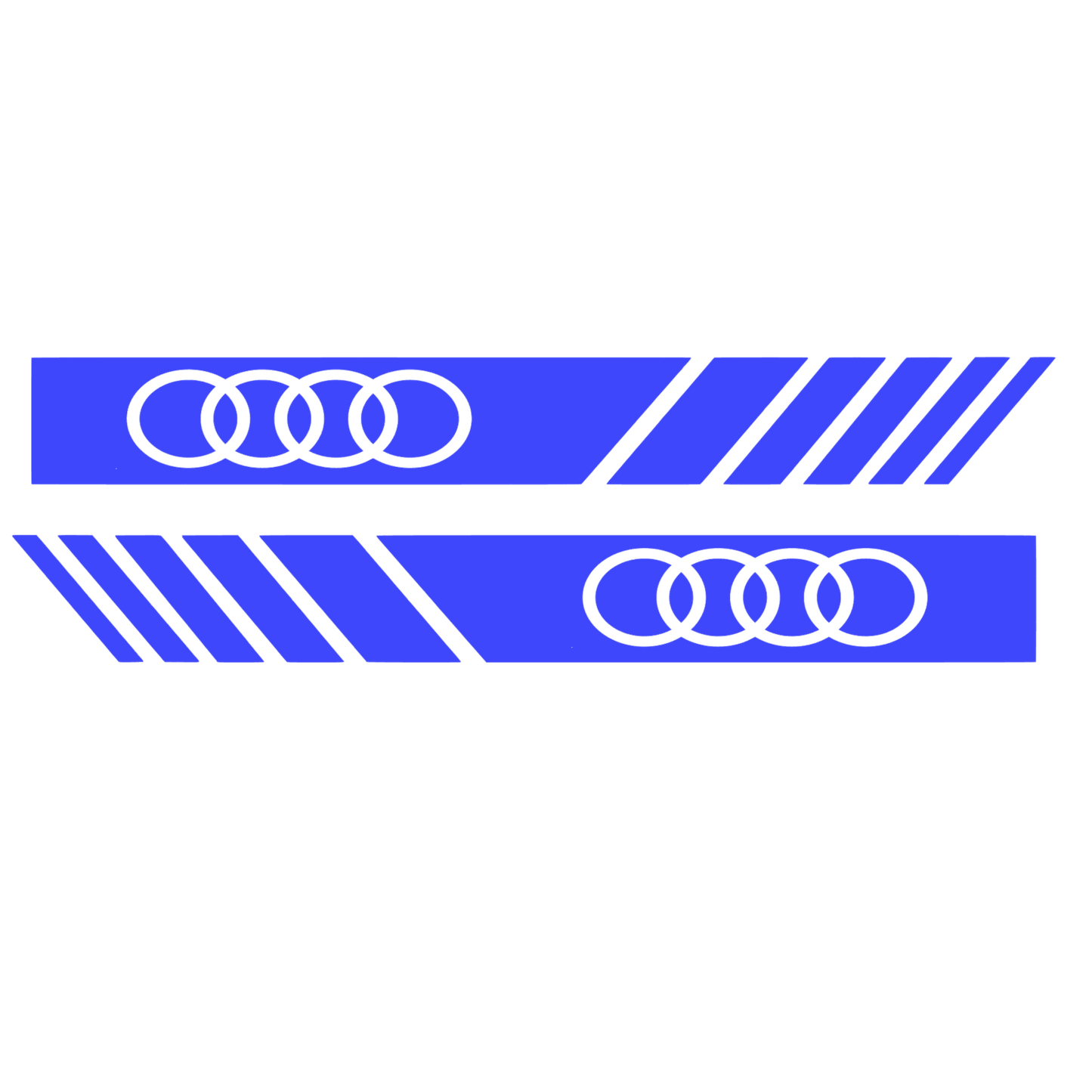 Set 2 stickere pentru Audi A1, A2, A3, A4, A5, A6, A7, A8