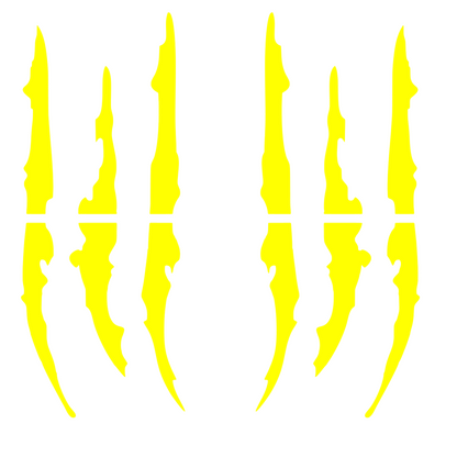 Set 2 stickere decorative tip zgarieturi de gheare, rezistente, stanga si dreapta