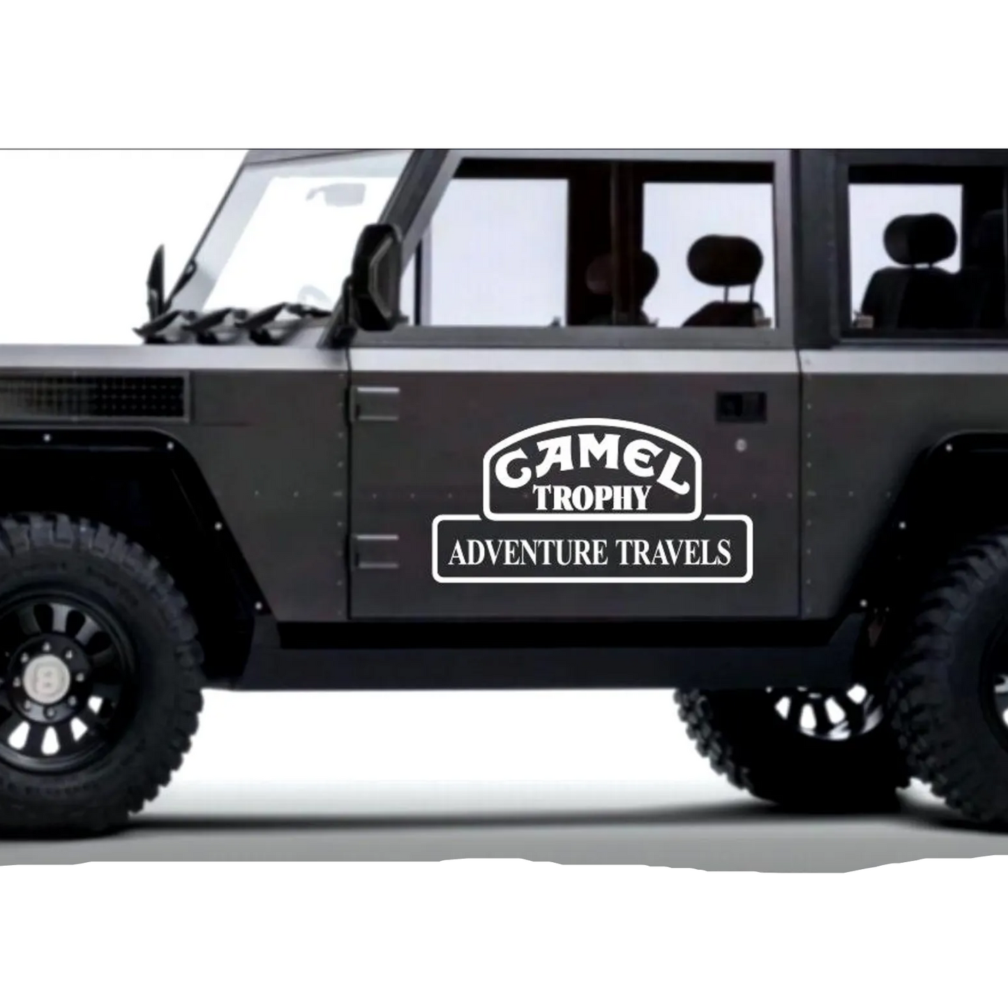 Sticker auto decorativ, Camel Trophy Adventure Travels