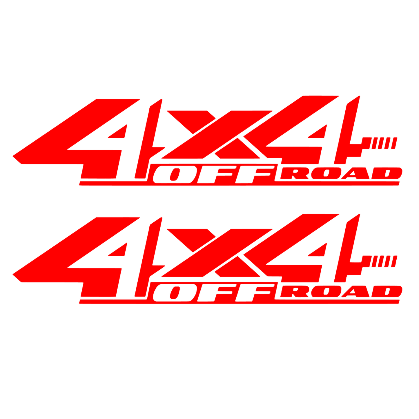 Set 2 stickere auto rezistente, 4x4 off road