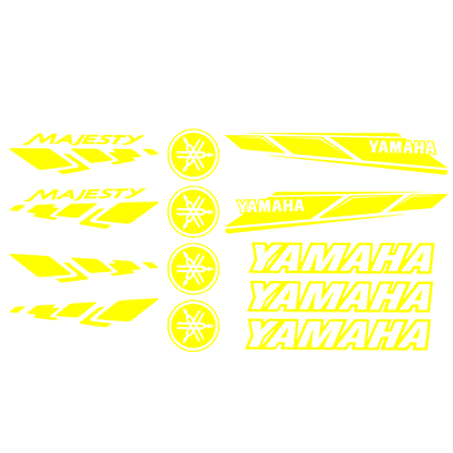 Set 13 stickere decorative Yamaha Majesty
