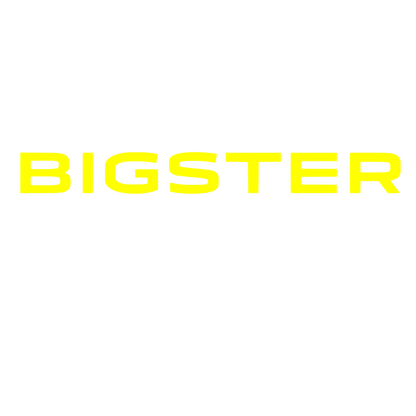 Sticker auto scris Bigster pentru capota sau caroserie