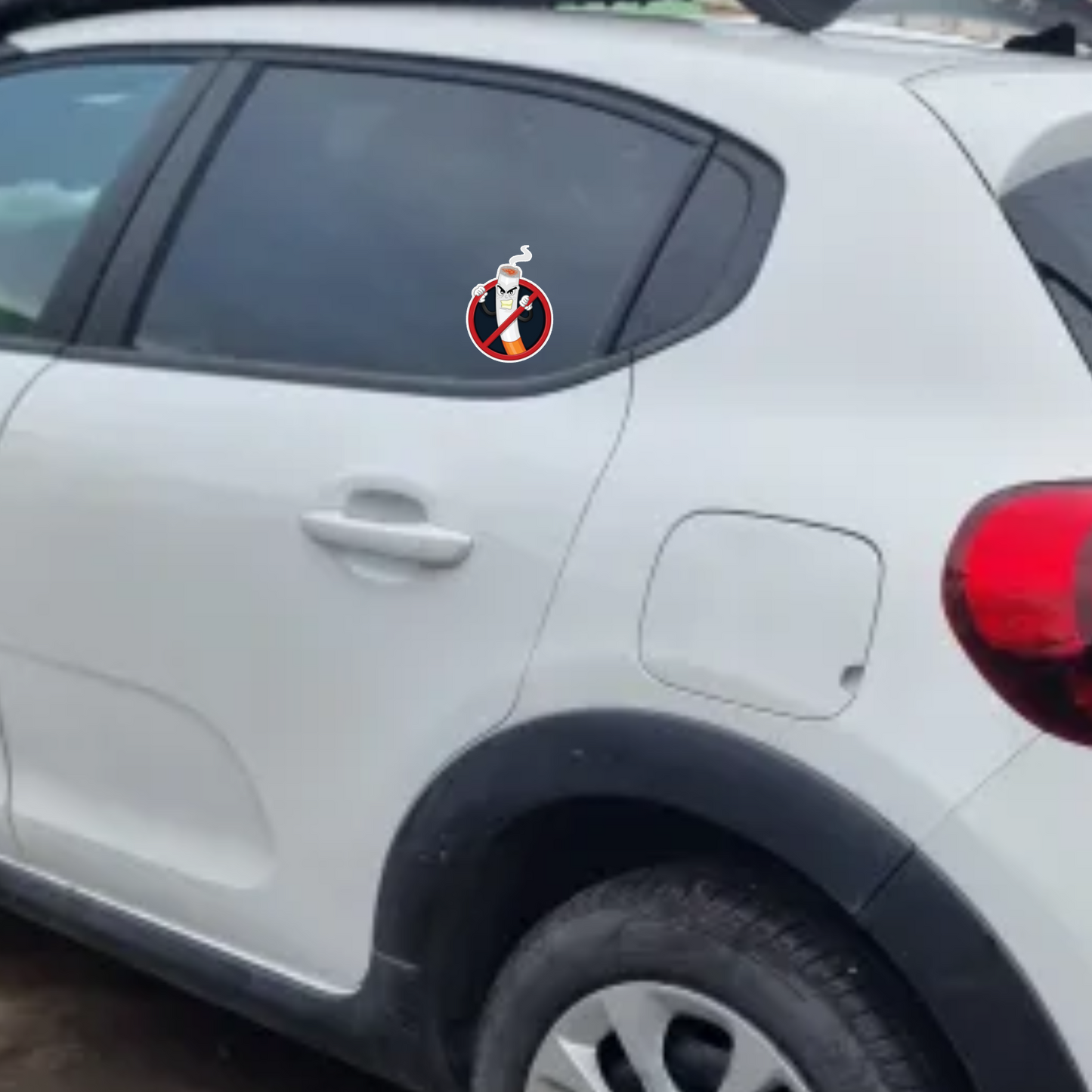 Set 4 stickere rezistente, pentru taxi si ride sharing, fumatul interzis