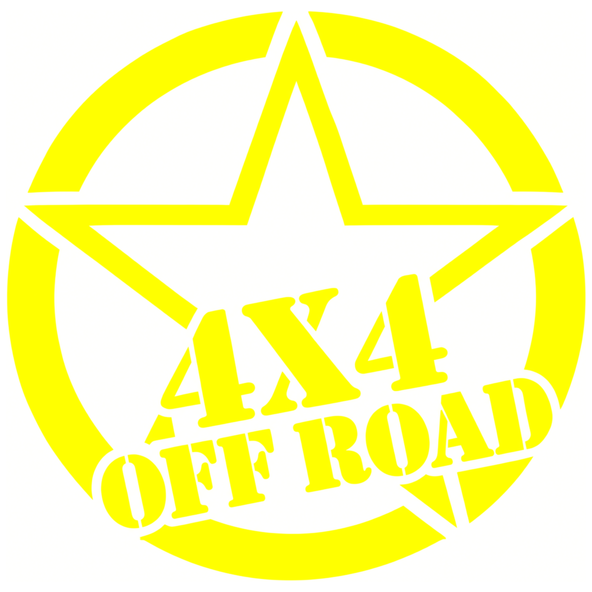 Sticker Auto 4x4 Off Road – Stea Military