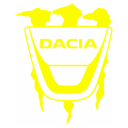 Sticker Dacia Monster – Logo Dacia cu Gheare
