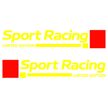 Sticker auto Sport Racing Limited Edition – set pentru ambele părți