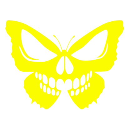 Sticker Fluture Craniu – Skull Butterfly, Design Gothic