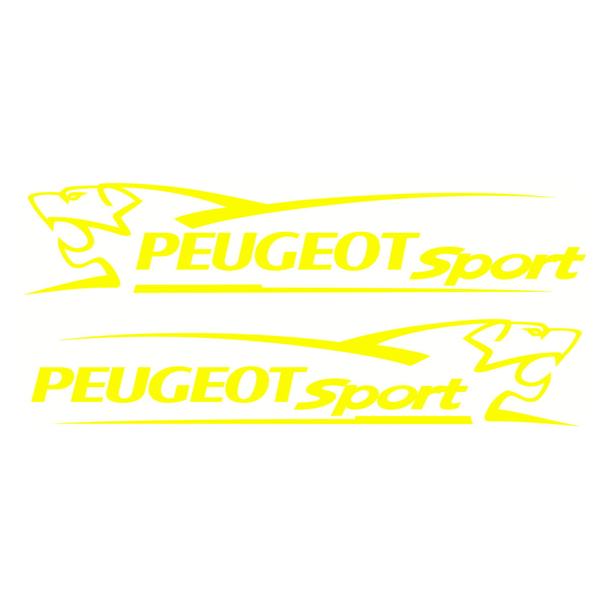 Set 2 Stickere laterale Peugeot Sport cu leu