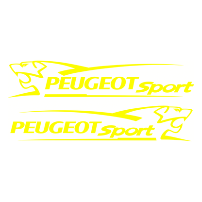Set 2 Stickere laterale Peugeot Sport cu leu