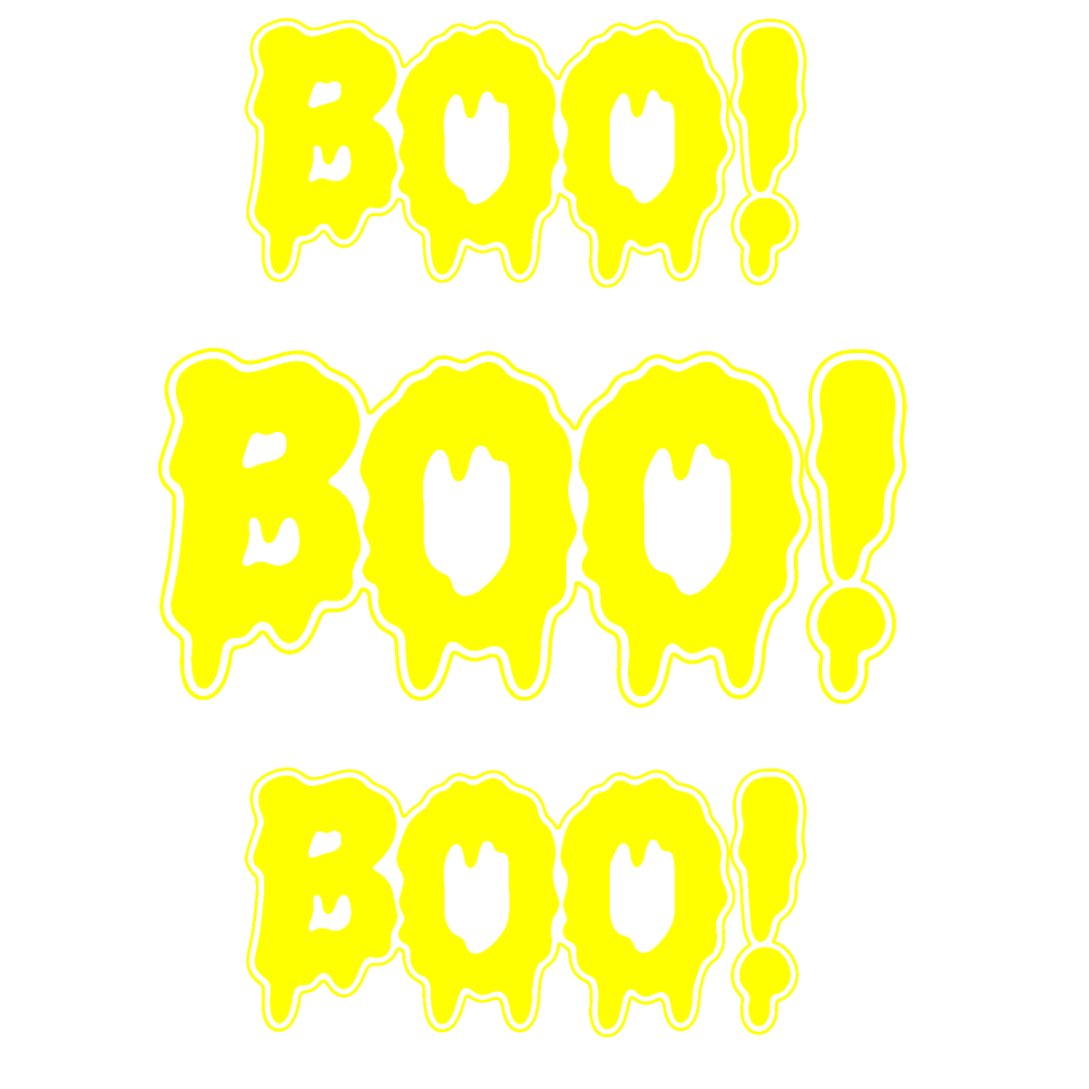 Set 3 Stickere BOO! – Autocolant Halloween Funny Auto Moto
