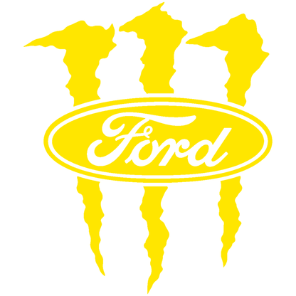 Sticker Ford Monster – Logo Ford cu Gheare