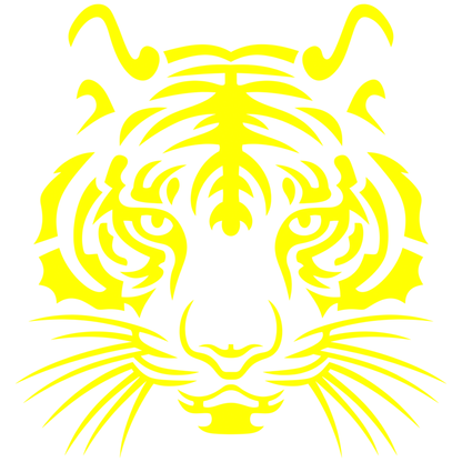 Sticker Cap de Tigru Tribal – Design Wild, Auto Moto