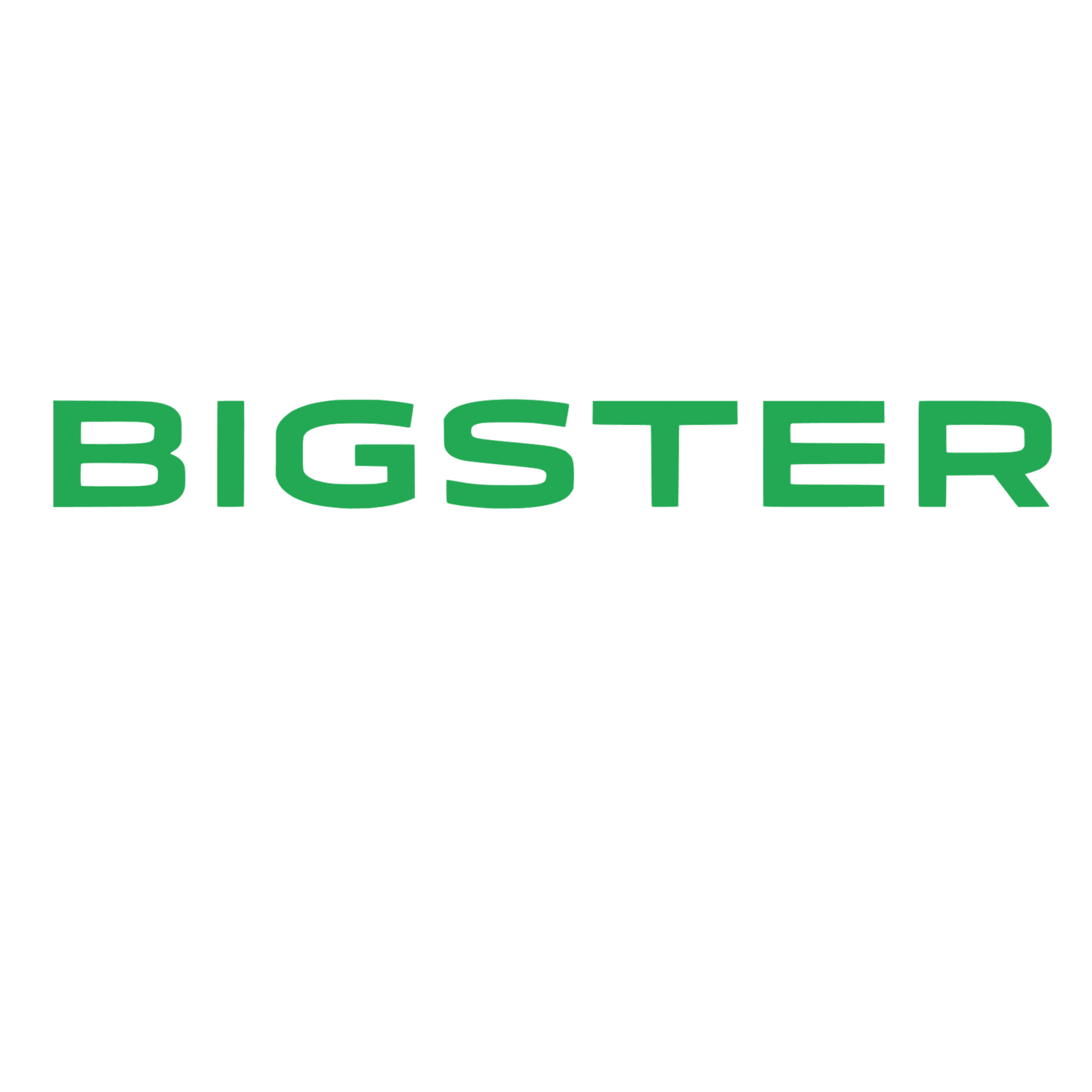 Sticker auto scris Bigster pentru capota sau caroserie