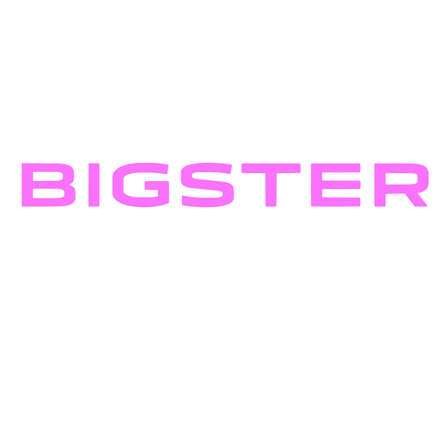Sticker auto scris Bigster pentru capota sau caroserie