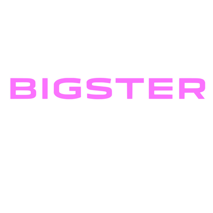 Sticker auto scris Bigster pentru capota sau caroserie
