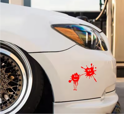 Sticker auto haios, pete haioase, Merry Blots