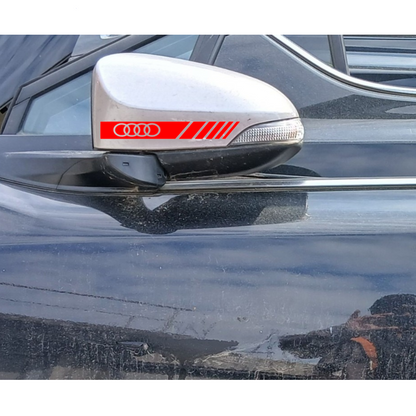 Set 2 stickere pentru Audi A1, A2, A3, A4, A5, A6, A7, A8