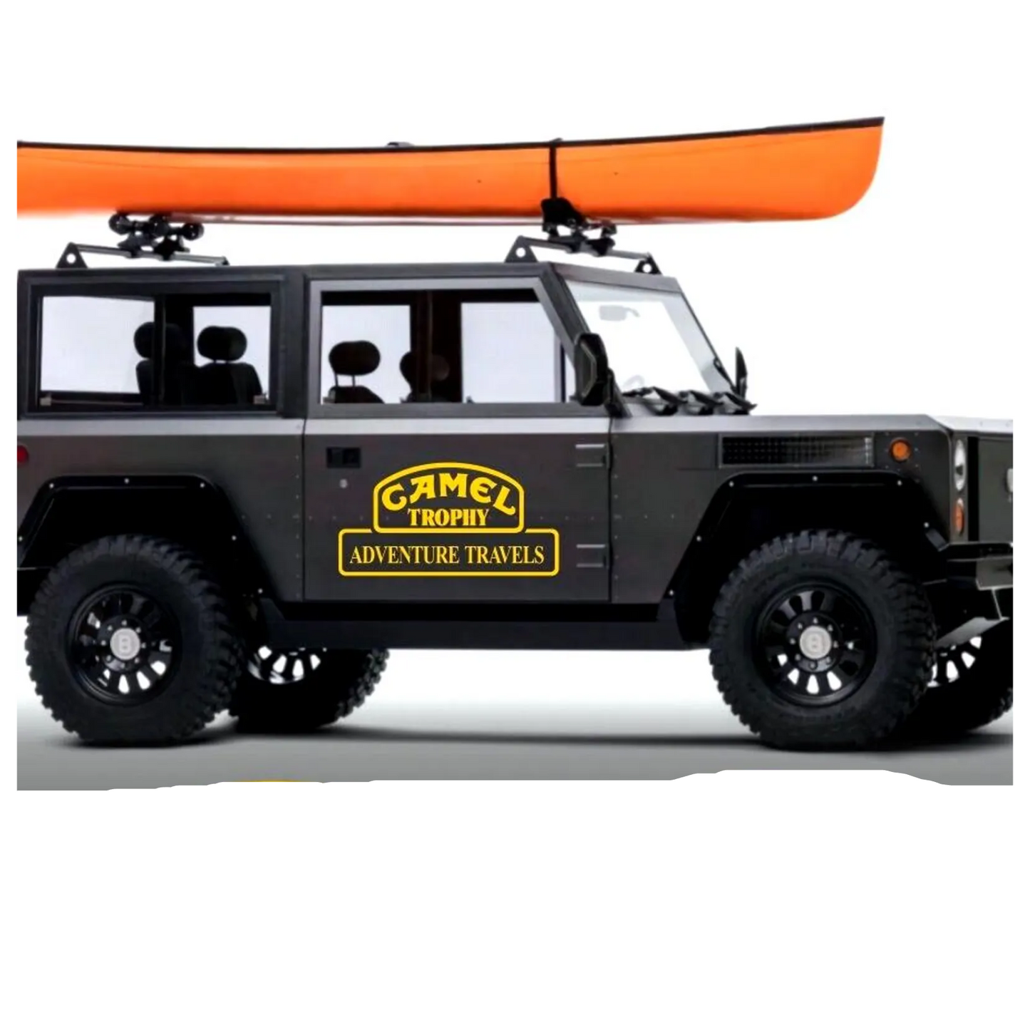 Sticker auto decorativ, Camel Trophy Adventure Travels