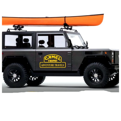 Sticker auto decorativ, Camel Trophy Adventure Travels