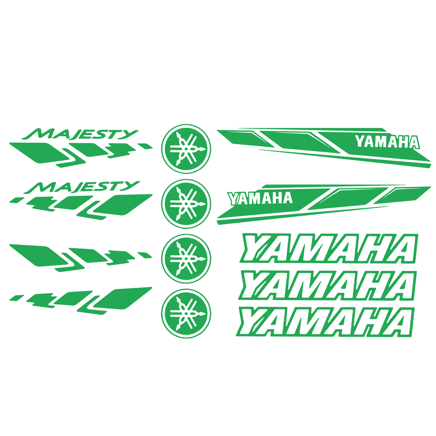 Set 13 stickere decorative Yamaha Majesty