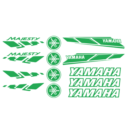 Set 13 stickere decorative Yamaha Majesty