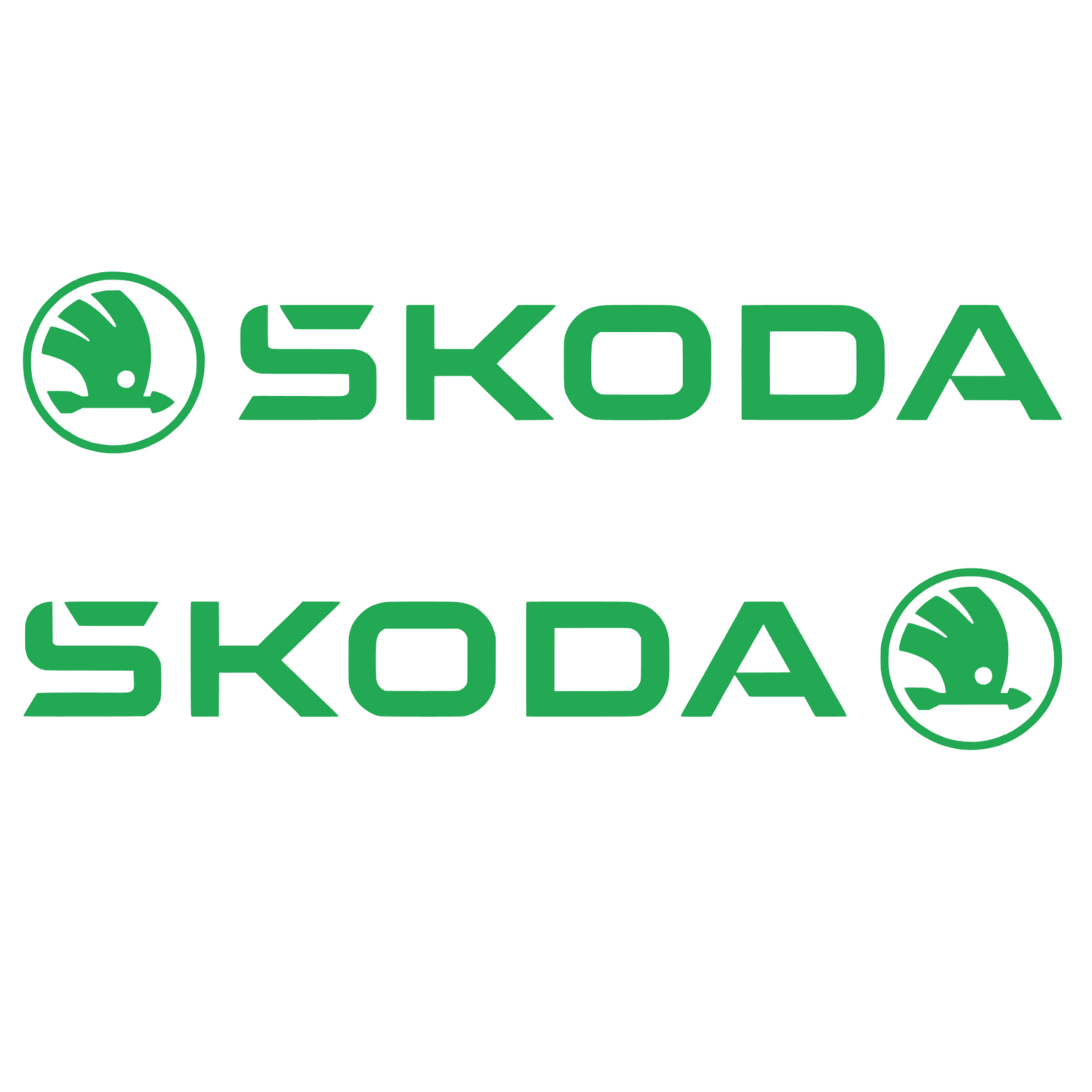 Set 2 stickere auto tuning, Skoda