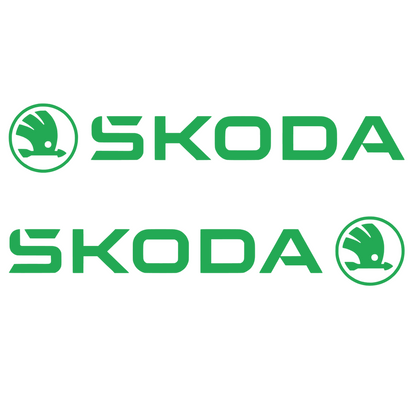 Set 2 stickere auto tuning, Skoda