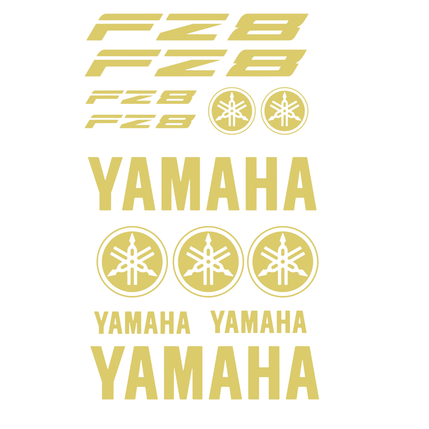 Set 13 stickere decorative Yamaha FZ8