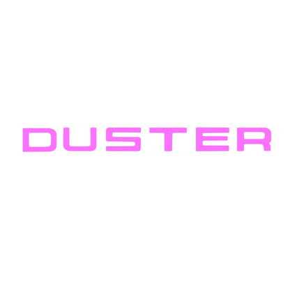 Sticker DUSTER Capota sau caroserie, rezistent