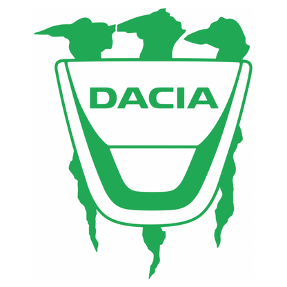 Sticker Dacia Monster – Logo Dacia cu Gheare