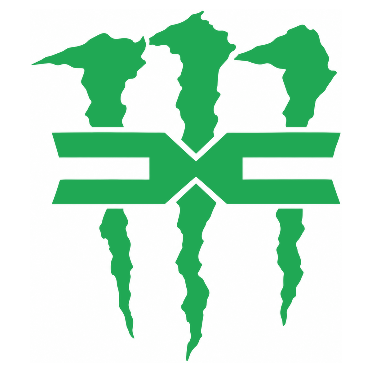 Sticker Dacia Noua Siglă Monster – Logo Dacia cu Gheare